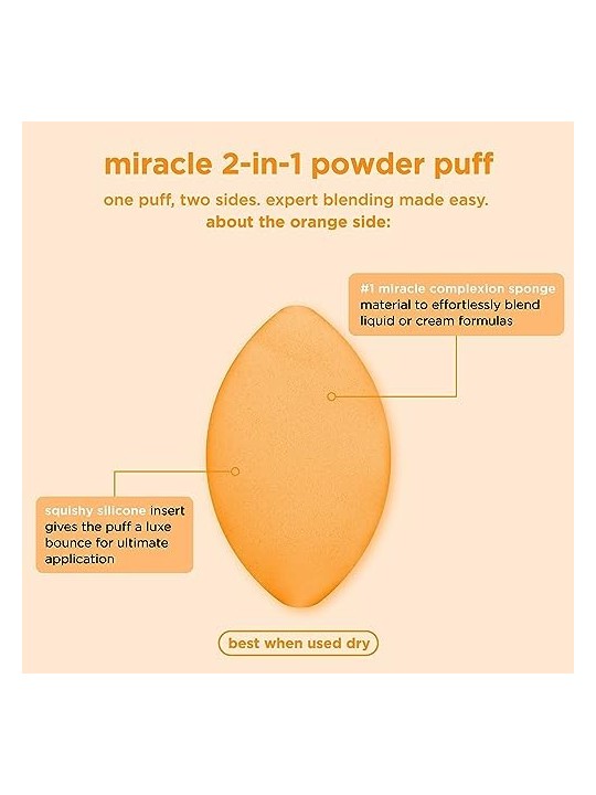 Piumino da cipria Miracle 2In1 Real Techniques