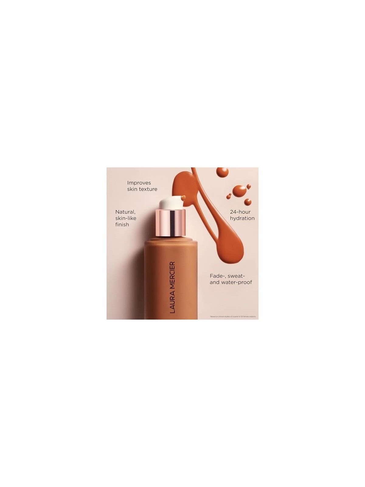 Fondotinta liquido Laura Mercier Real Flawless 30 ml donna 3C1 Dune