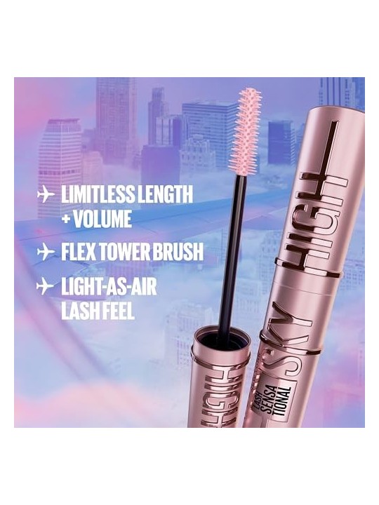 Mascara Maybelline Lash Sensational Sky High Holiday 72 ml donna Pink Air