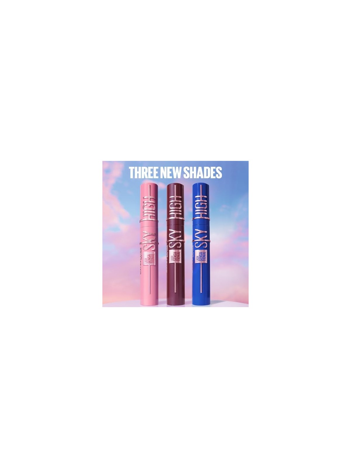 Mascara Maybelline Lash Sensational Sky High Holiday 72 ml donna Pink Air