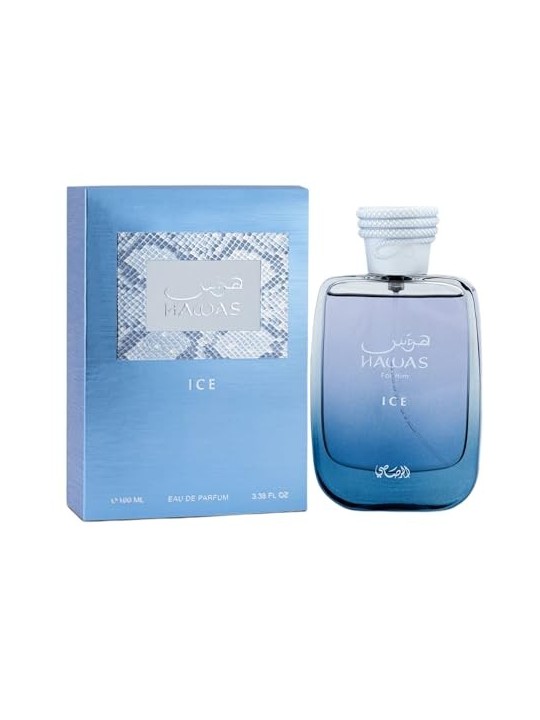 Rasasi Hawas Ice for Him eau de parfum uomo 100ml Rasasi www.essenzetotalstyle.com 