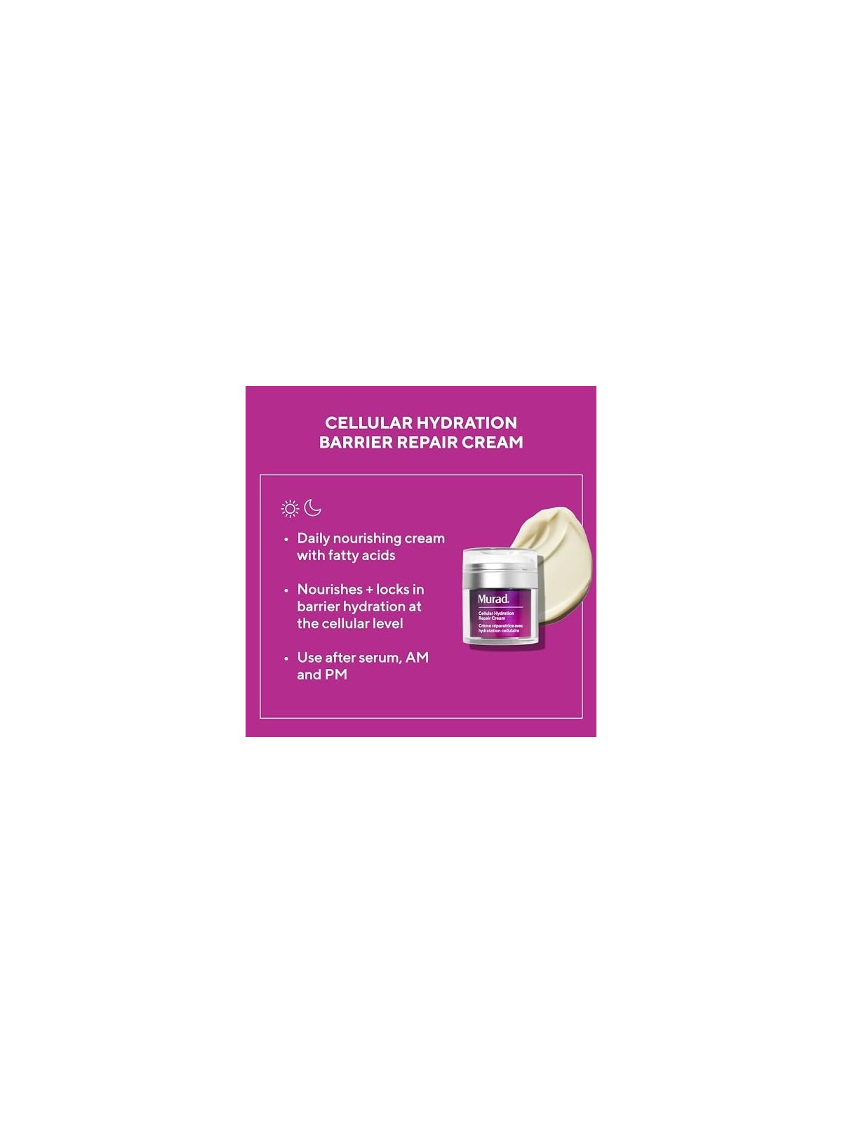 Murad Cellular Hydration Repair Cream 50ml Murad Skincare www.essenzetotalstyle.com 