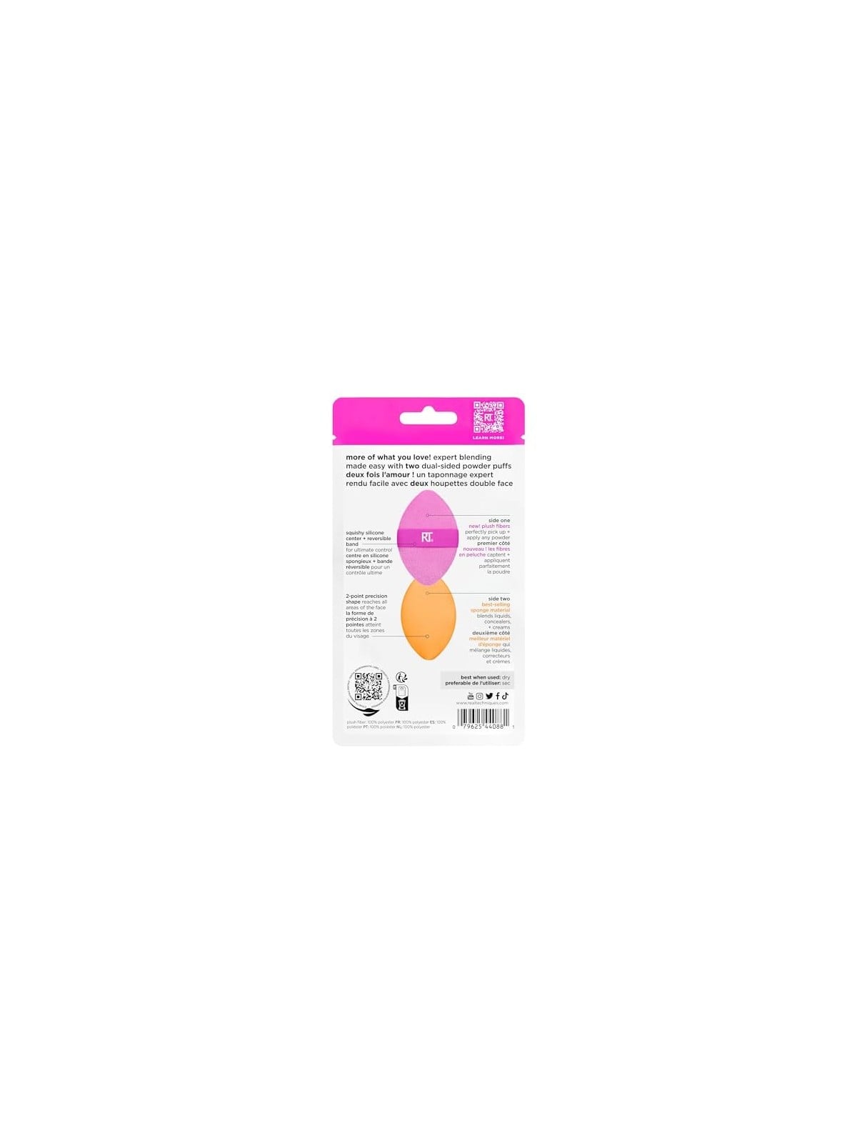 Duo piumino per cipria Miracle 2in1 Real Techniques