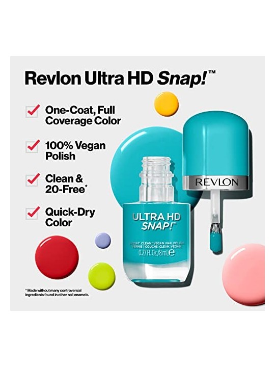 Smalto per unghie Revlon Mass Market ULTRA HD SNAP 023 daredevil 8ml donna