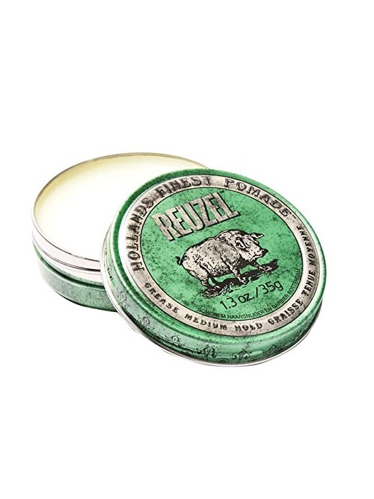 Reuzel Grease Medum Hol Green Pomade Pomata per capelli donna 350g