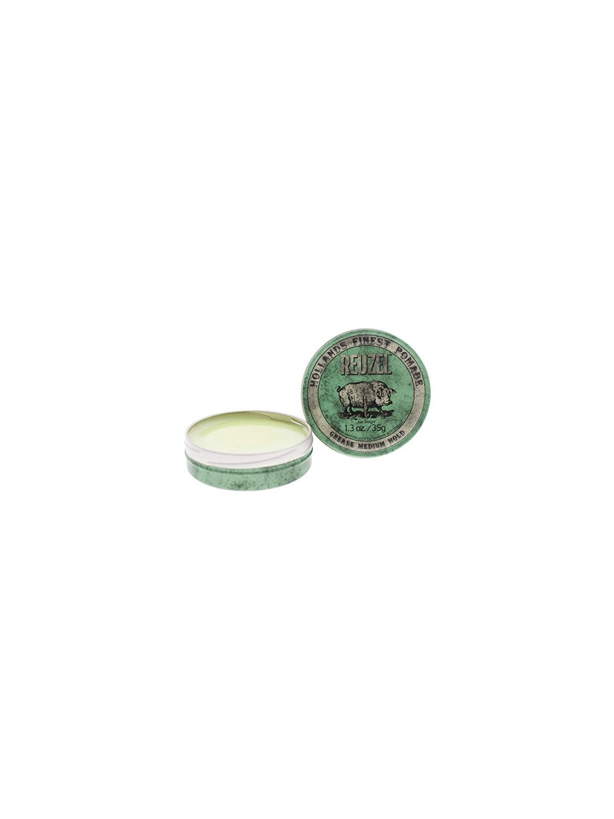 Reuzel Grease Medum Hol Green Pomade Pomata per capelli donna 350g