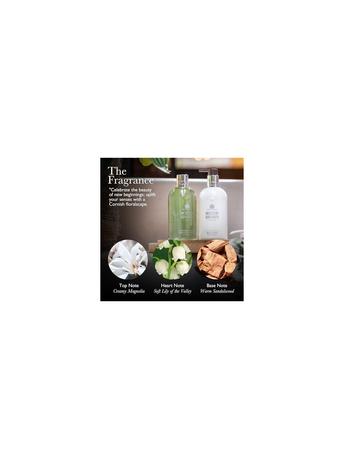 Lozione corpo donna fiori di giglio e magnolia Molton Brown 300ml