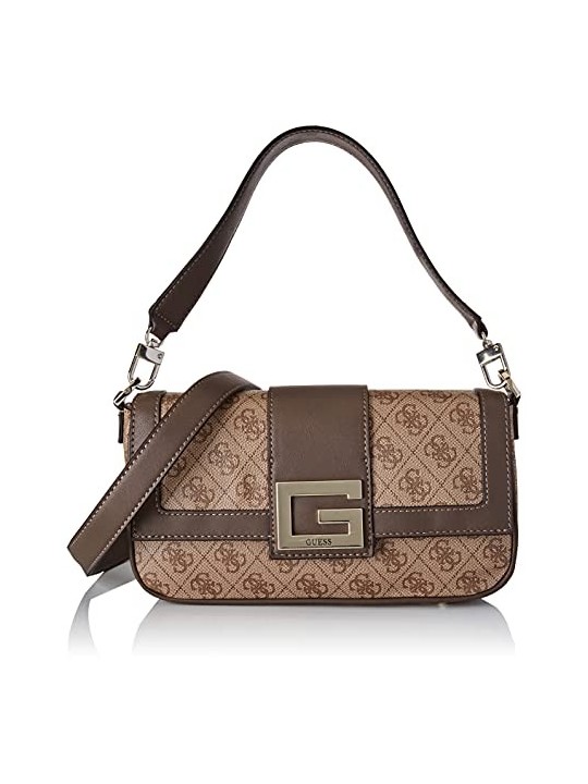 Guess Brightside Poliuretano Logo 4G Latte Donna