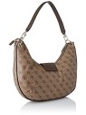 Borsa Hobo Guess Brightside Poliuretano Latte Donna