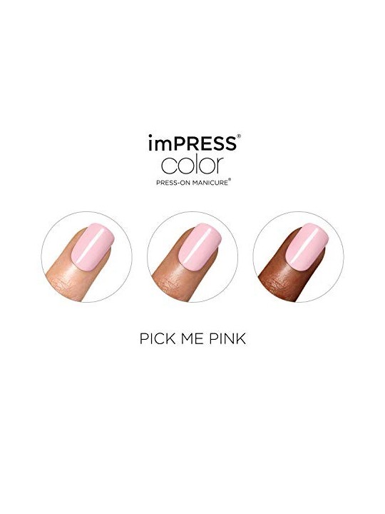 Kiss My Face imPRESS Color Pick Me Unghie Rosa 30 pz donna