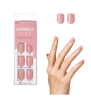 Kiss My Face ImPRESS Color Pretty Pink Nails 30 pz donna