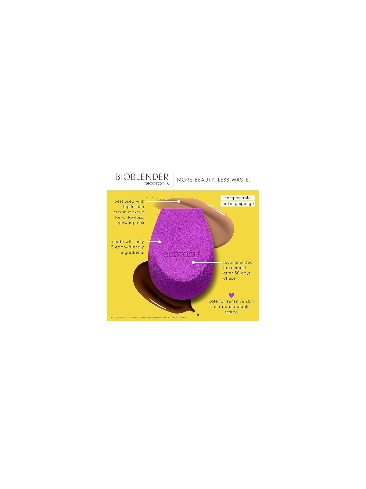 EcoTools Spugnetta trucco Bioblender 2 unitï¿½ï¿½