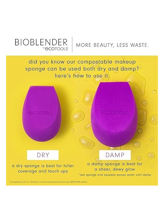 EcoTools Spugnetta trucco Bioblender 2 unitï¿½ï¿½