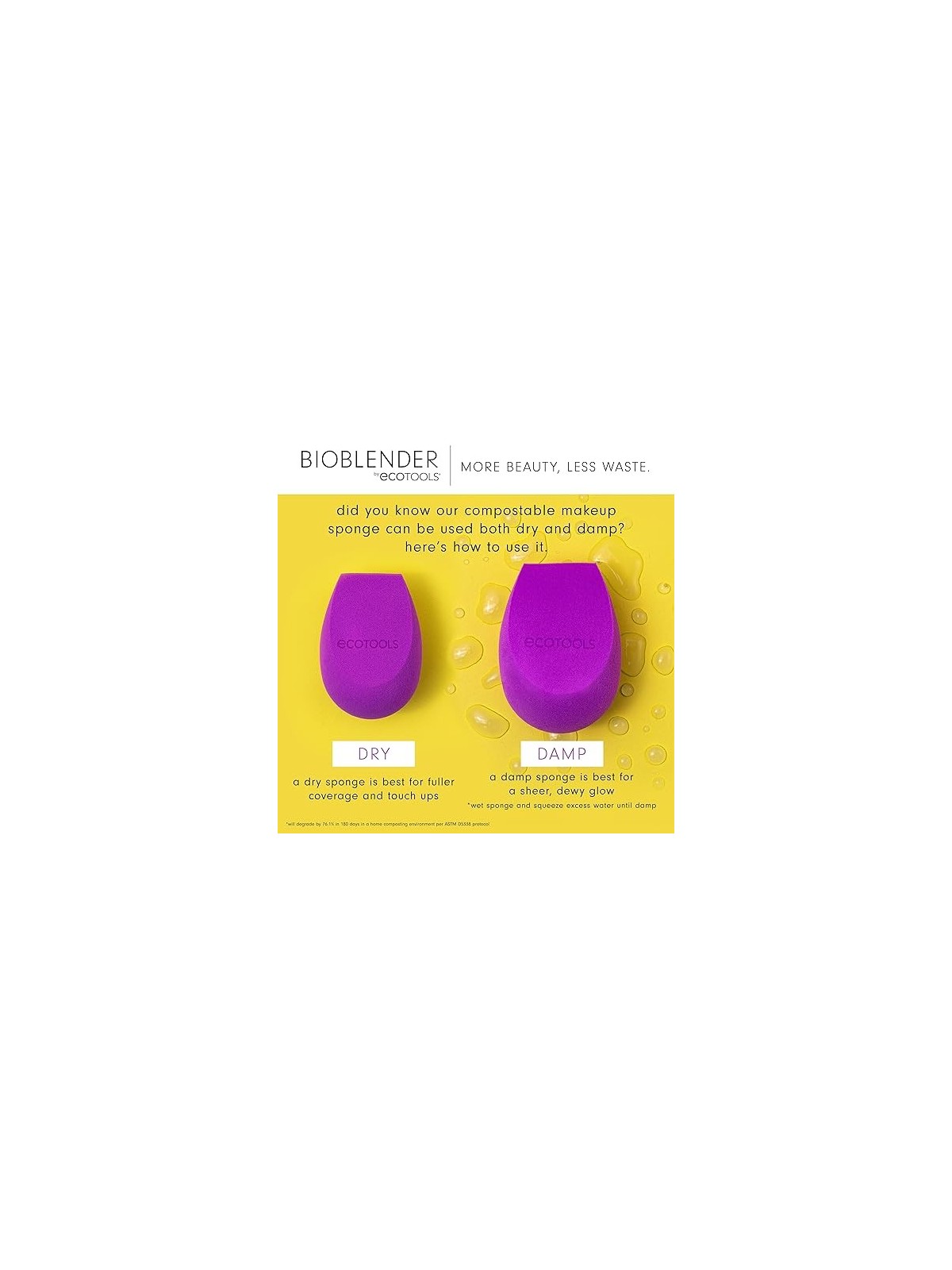 EcoTools Spugnetta trucco Bioblender 2 unitï¿½ï¿½