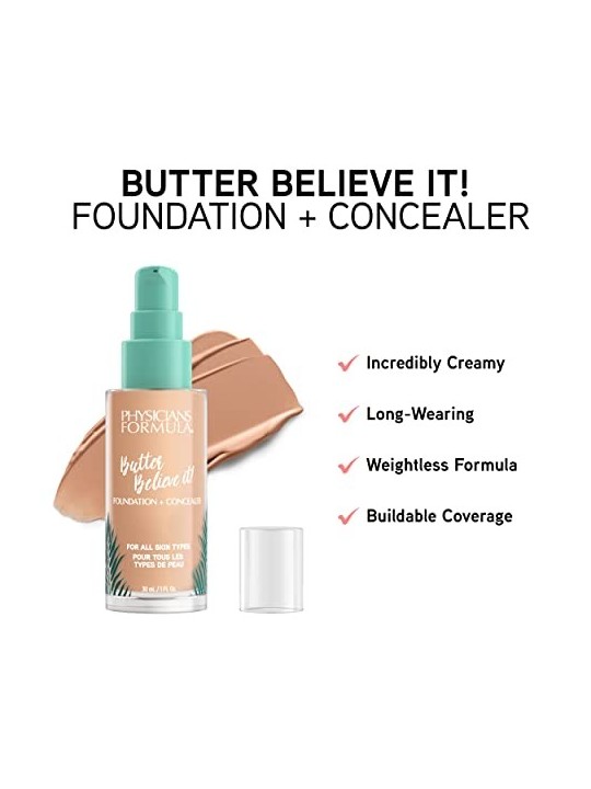 Physicians Formula Butter Believe It! Foundation  Concealer 30 ml donna Light
