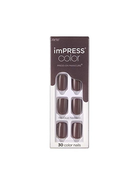 KISS Unghie autoadesive imPRESS Color Try Gray 30 pezzi donna KISS www.essenzetotalstyle.com 