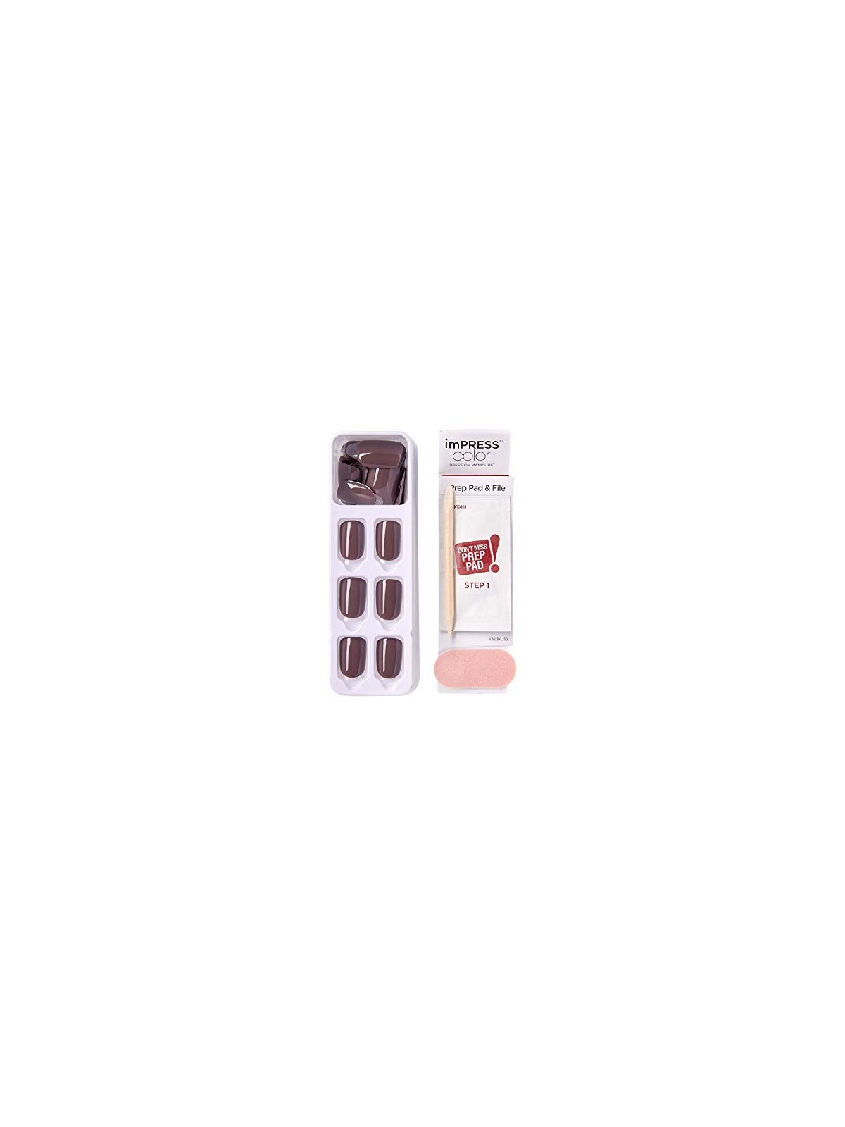KISS Unghie autoadesive imPRESS Color Try Gray 30 pezzi donna KISS www.essenzetotalstyle.com 