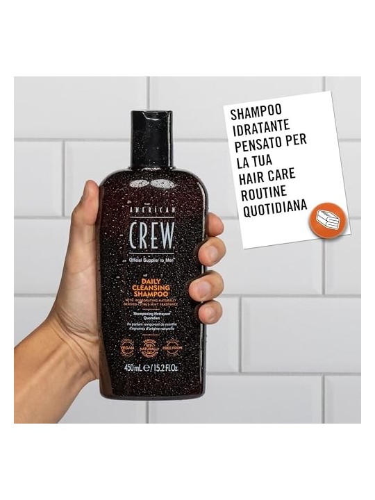 American Crew Daily Cleansing Shampoo donna 1000ml