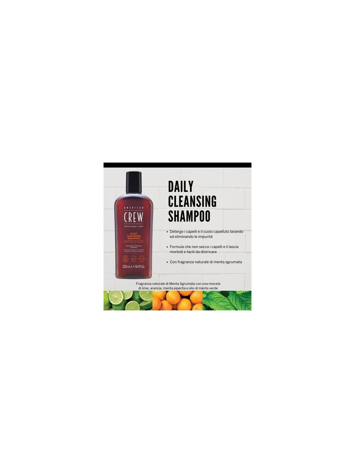 American Crew Daily Cleansing Shampoo donna 1000ml