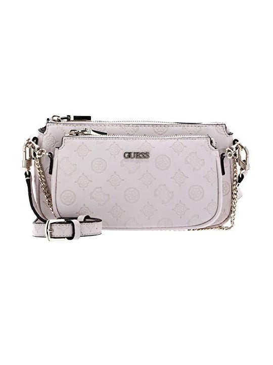 Guess Dayane Borsa Tracolla Doppia Rosa 24x13.5x4.5 cm Donna