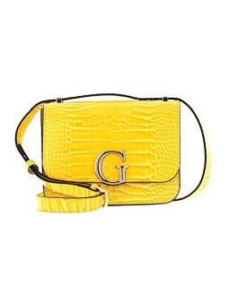 Guess Borsa Tracolla Corily in Pelle Gialla 185 x 145 x 7 cm donna