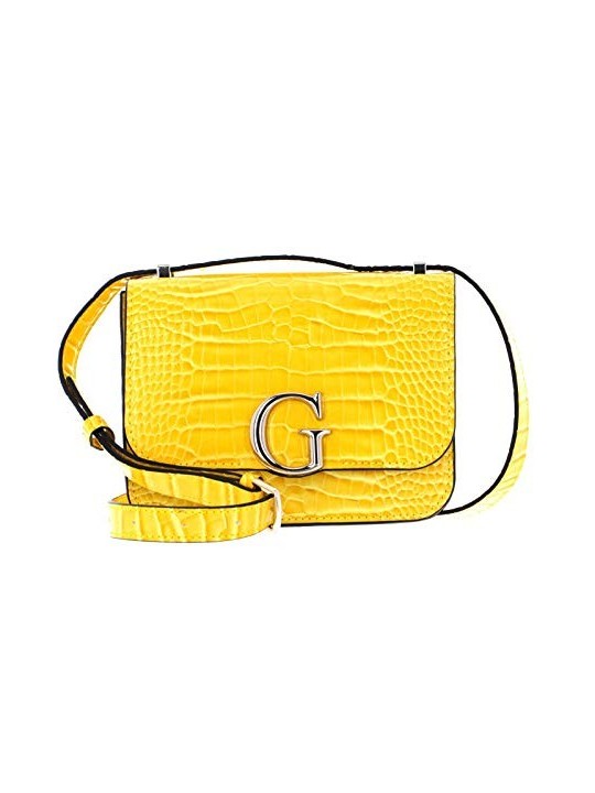 Guess Borsa Tracolla Corily in Pelle Gialla 185 x 145 x 7 cm donna