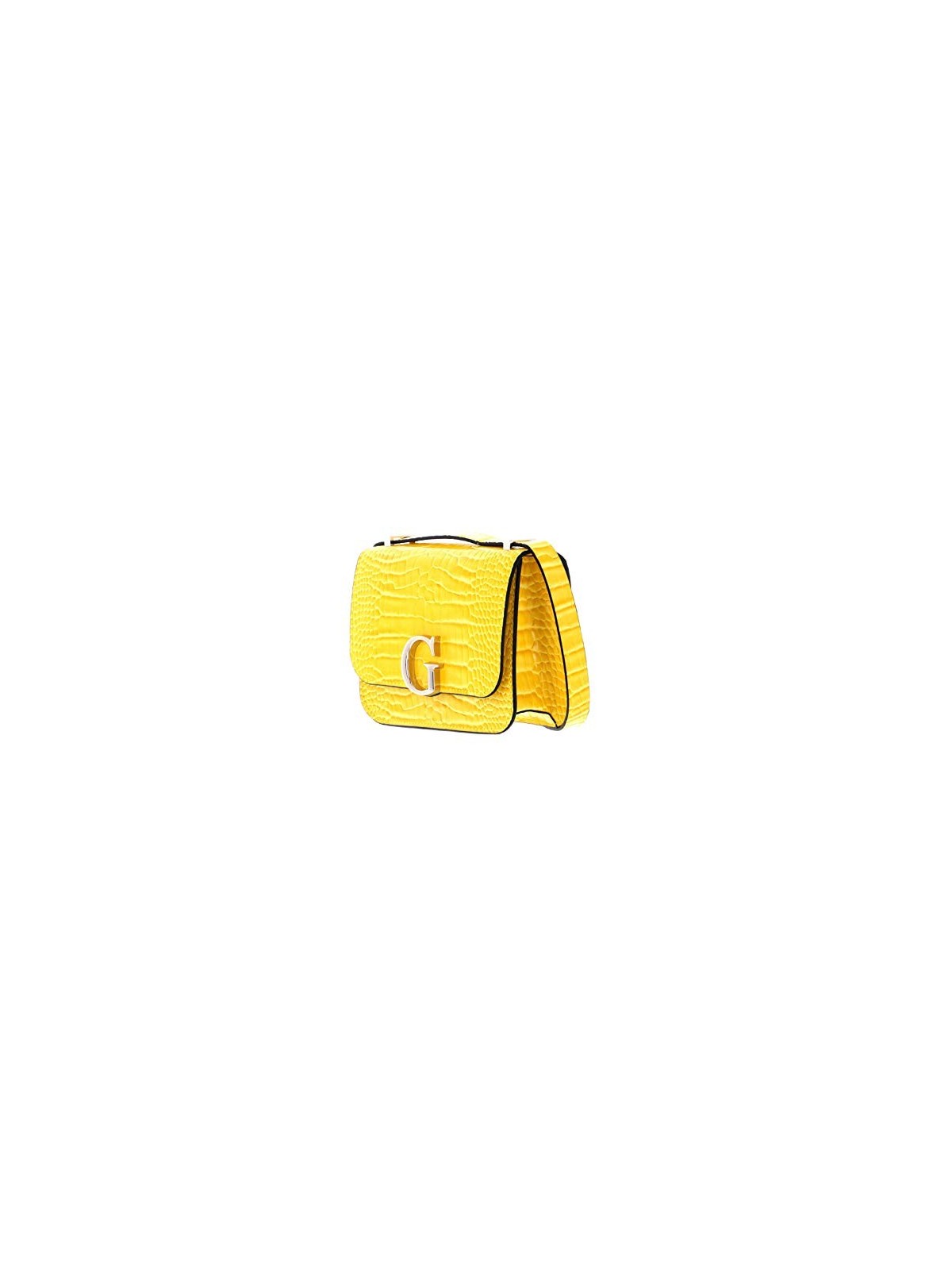 Guess Borsa Tracolla Corily in Pelle Gialla 185 x 145 x 7 cm donna