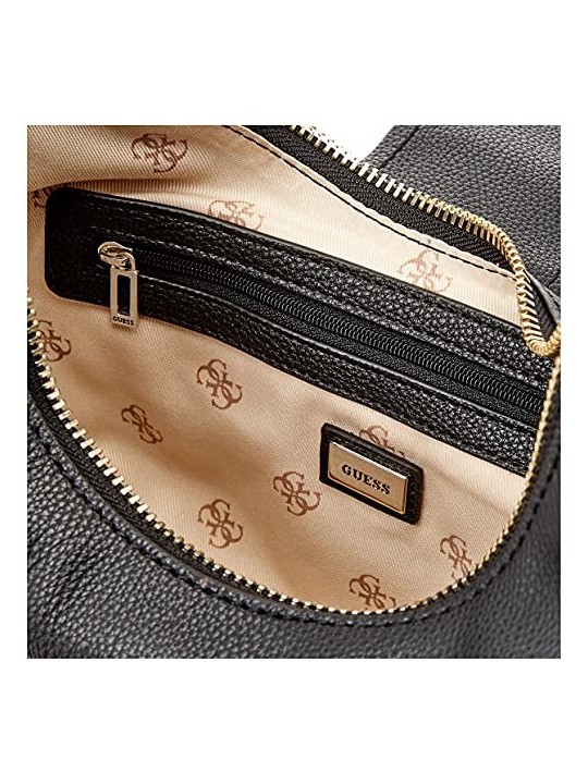 Guess Brightside Mini Black Polyurethane Bag Women