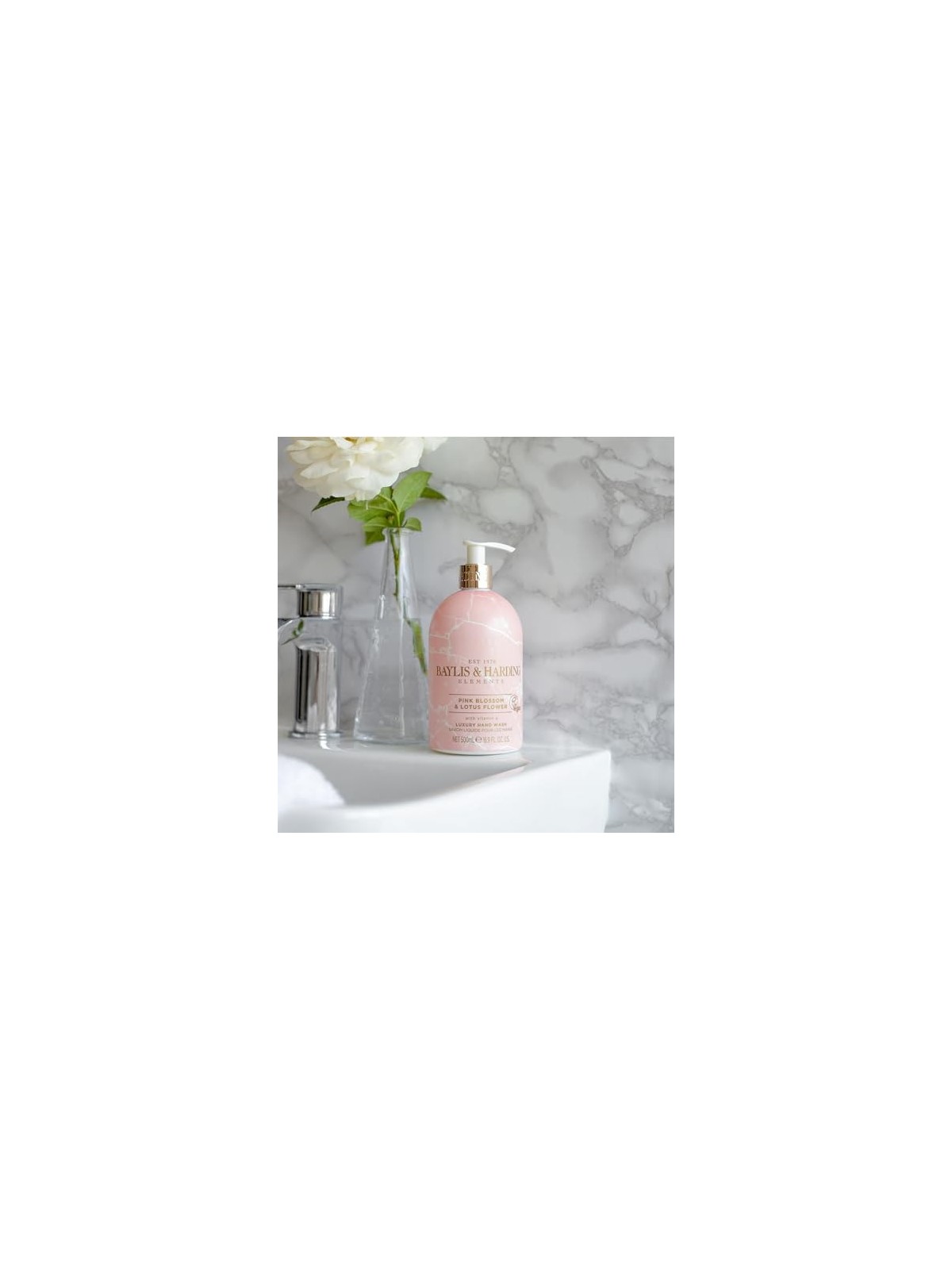 Baylis & Harding Sapone liquido per le mani Pink Blossom & Lotus Flower Luxury Hand Wash 500ml donna Baylis & Harding www.essenz