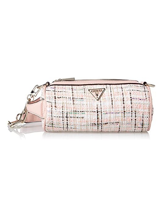 Guess Manhattan Pink Tweed Shoulder Bag