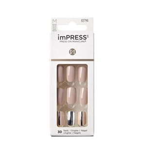 Unghie adesive Kiss My Face ImPRESS Unghie Nuvolose 30 pz donna
