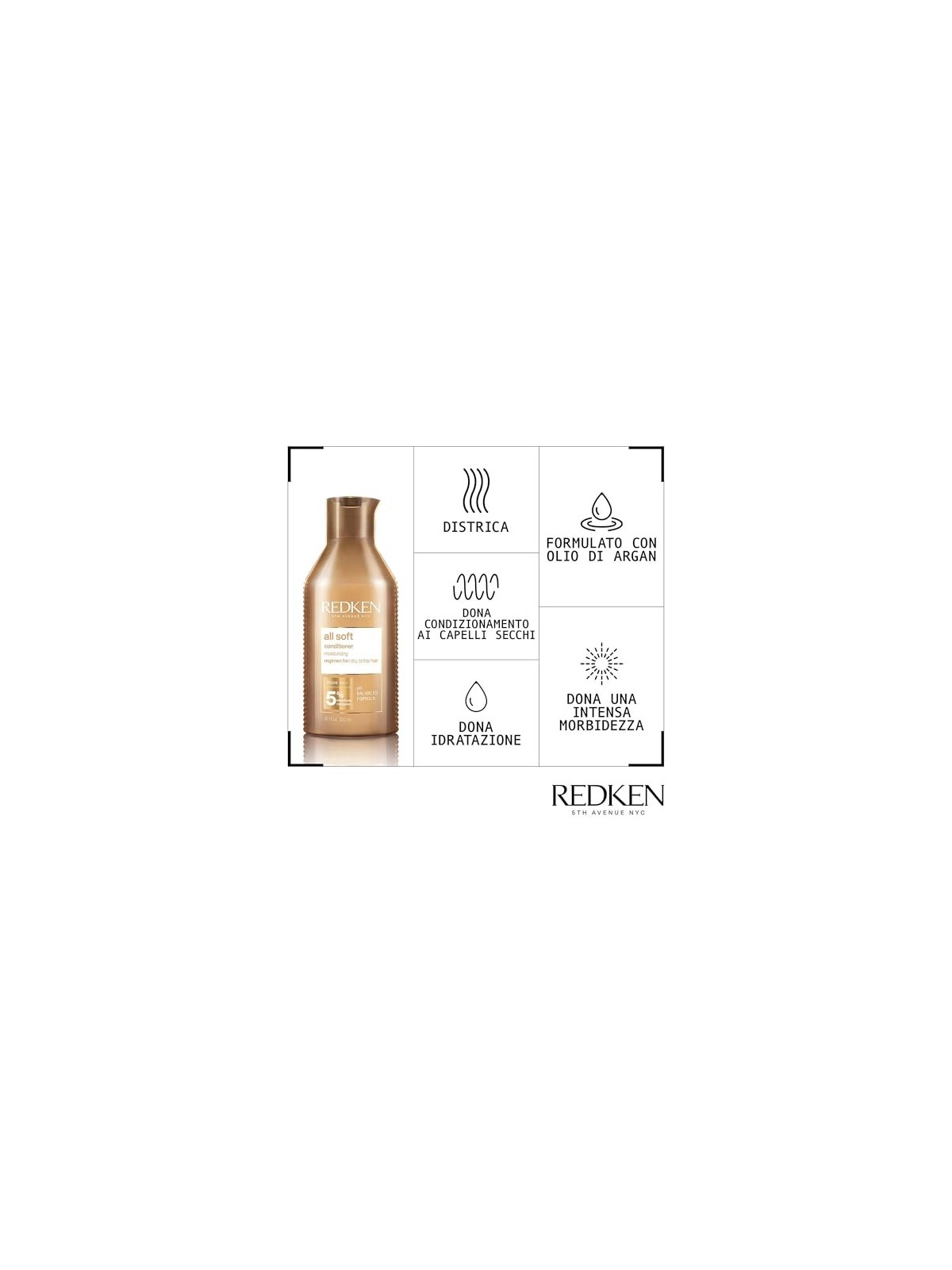 Redken ALL SOFT balsamo 500ml unisex 500ml