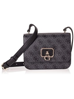 Guess Coal Nero Synthetic Leather Crossbody Bag