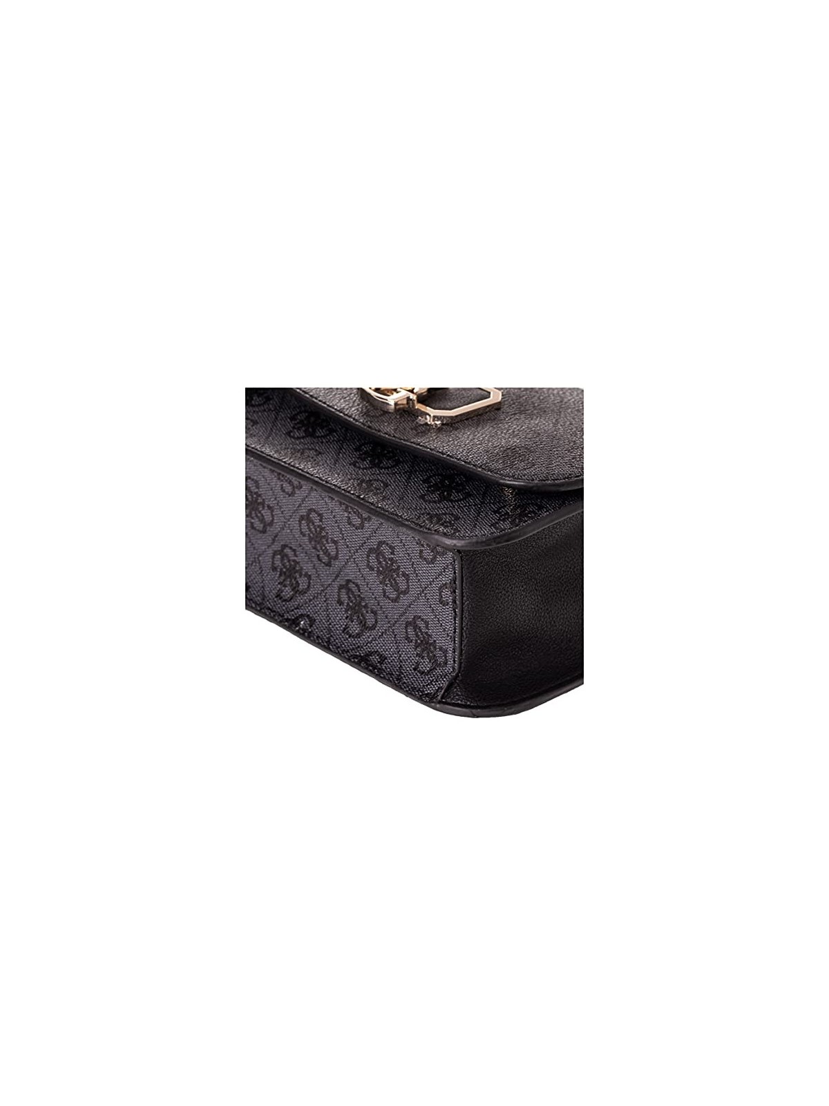 Guess Coal Nero Synthetic Leather Crossbody Bag