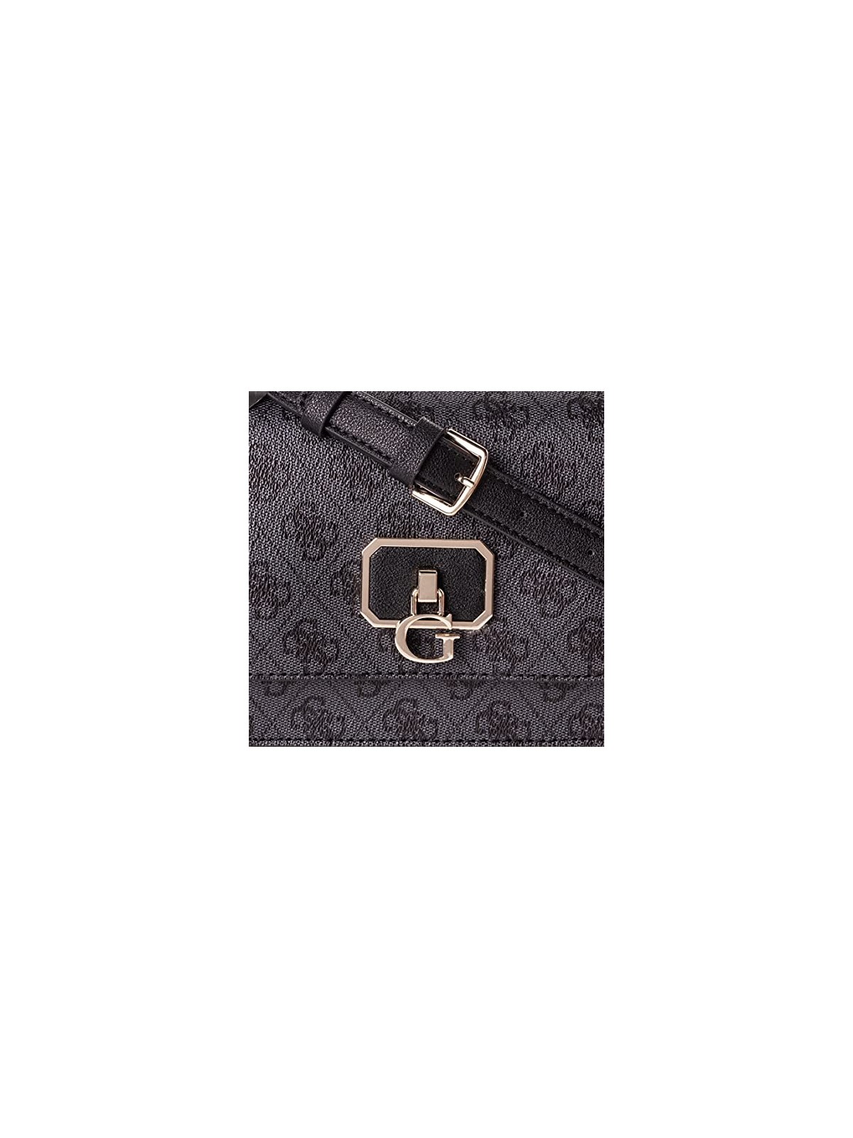 Guess Coal Nero Synthetic Leather Crossbody Bag
