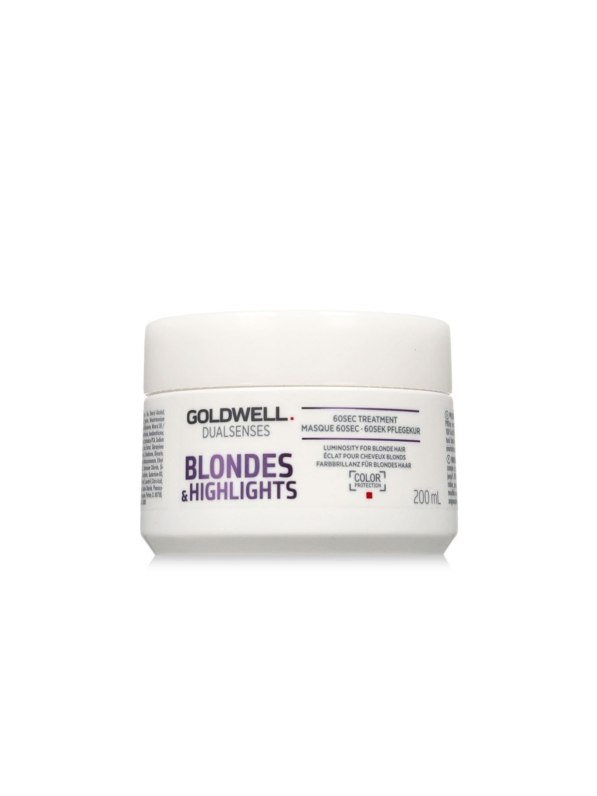 Trattamento Goldwell Dualsenses B&H 60S per capelli biondi