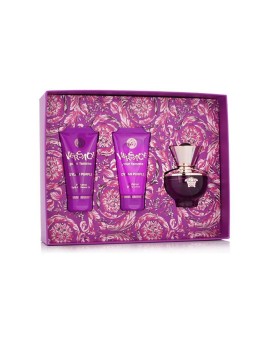 Versace Dylan Purple Pour Femme Giftset 150ml eau de parfum Spray 50ml-Bath & Shower Gel 50ml-Body Lotion 50ml