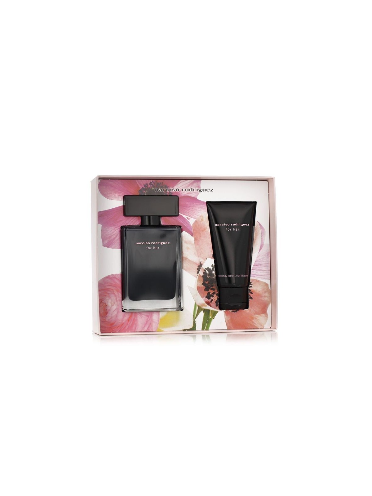 Narciso Rodriguez For Her Giftset 100ml eau de toilette Spray 50ml-Body Milk 50ml