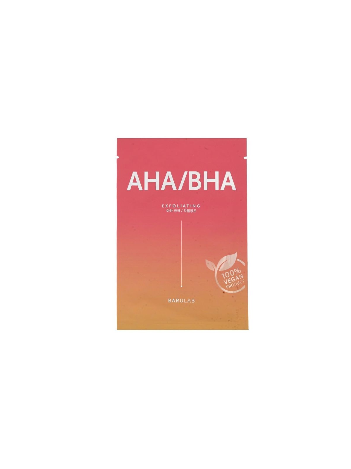 Maschera vegana esfoliante AHA/BHA 23 gr donna