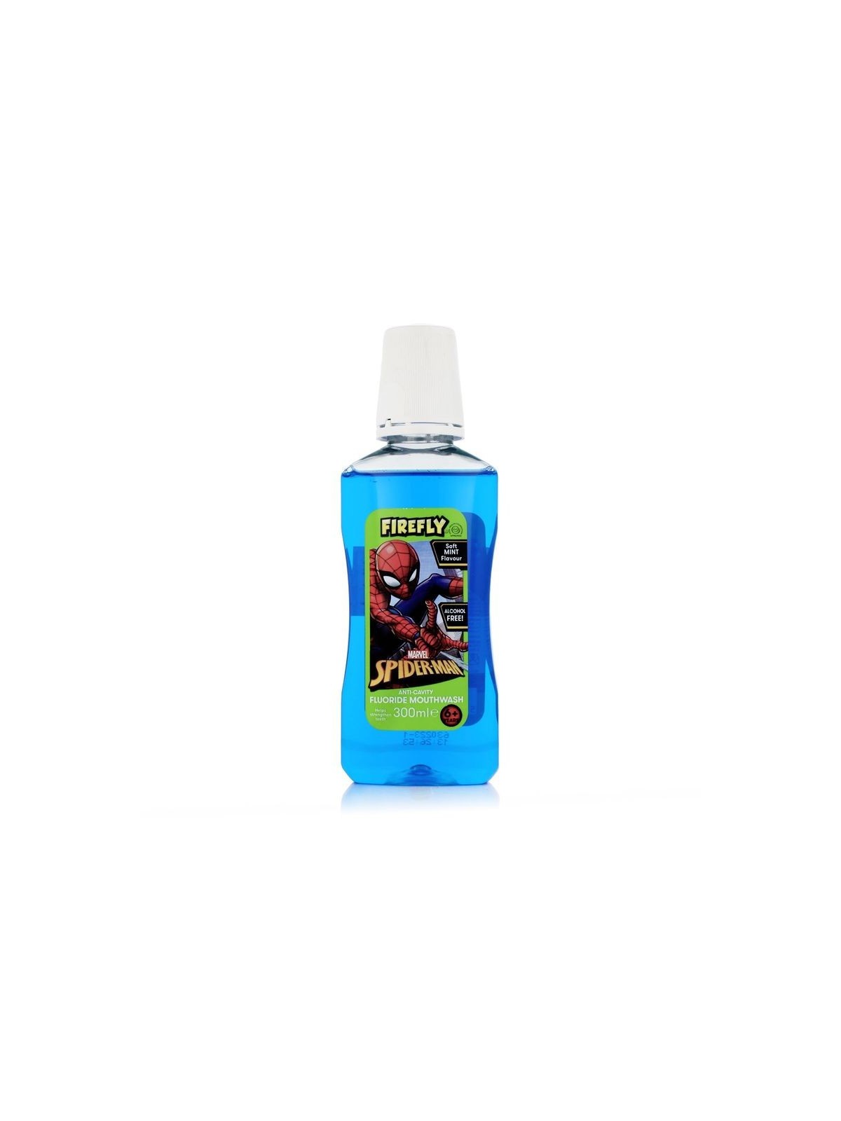 Collutorio anticarie al fluoro Firefly Spiderman