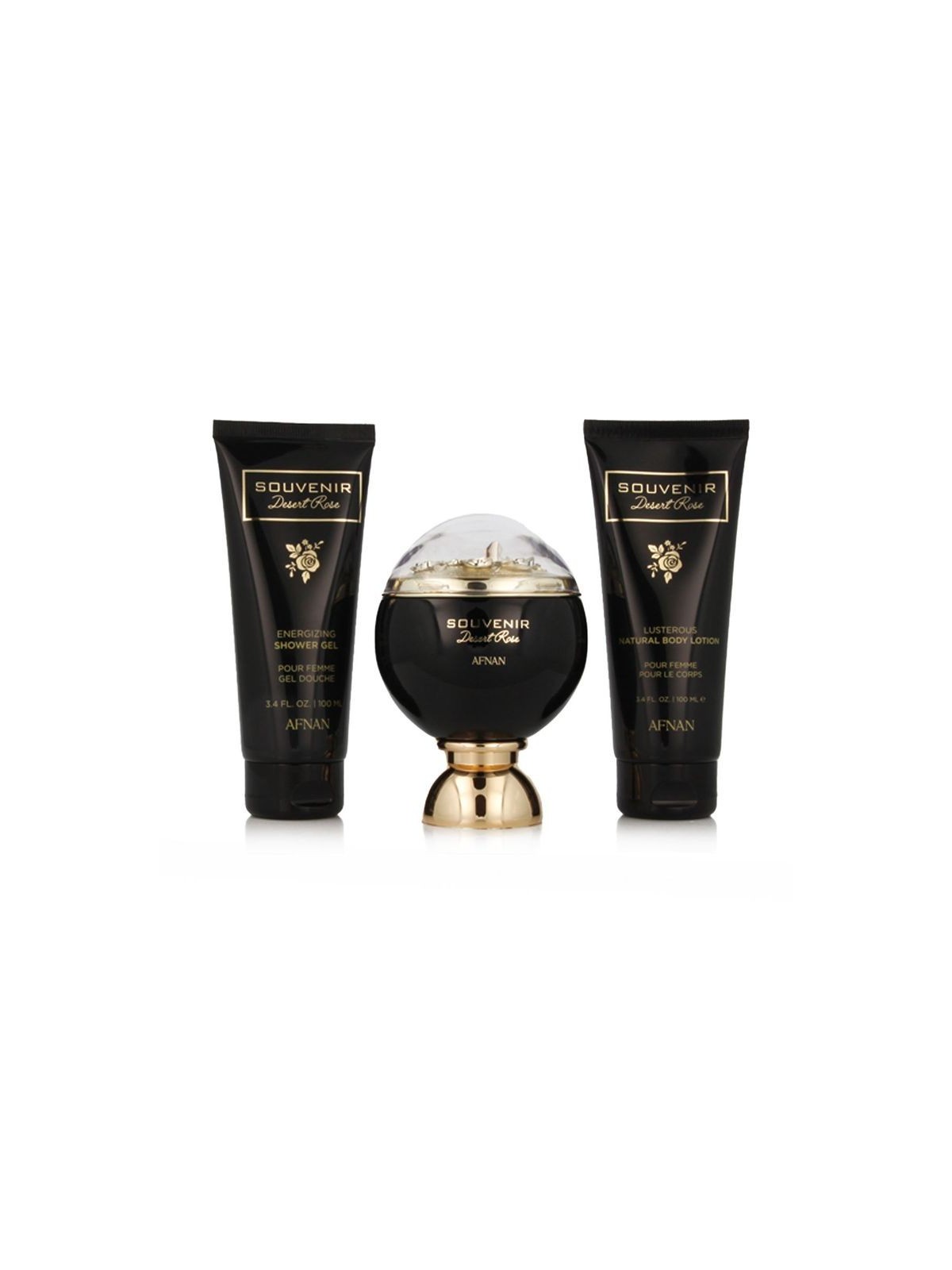 Souvenir Desert Rose Dï¿½ï¿½rkovï¿½ï¿½ sada EDP 100 ml, sprchovï¿½ï¿½ gel 100 ml a tï¿½ï¿½lovï¿½ï¿½ mlï¿½ï¿½ko 100 ml