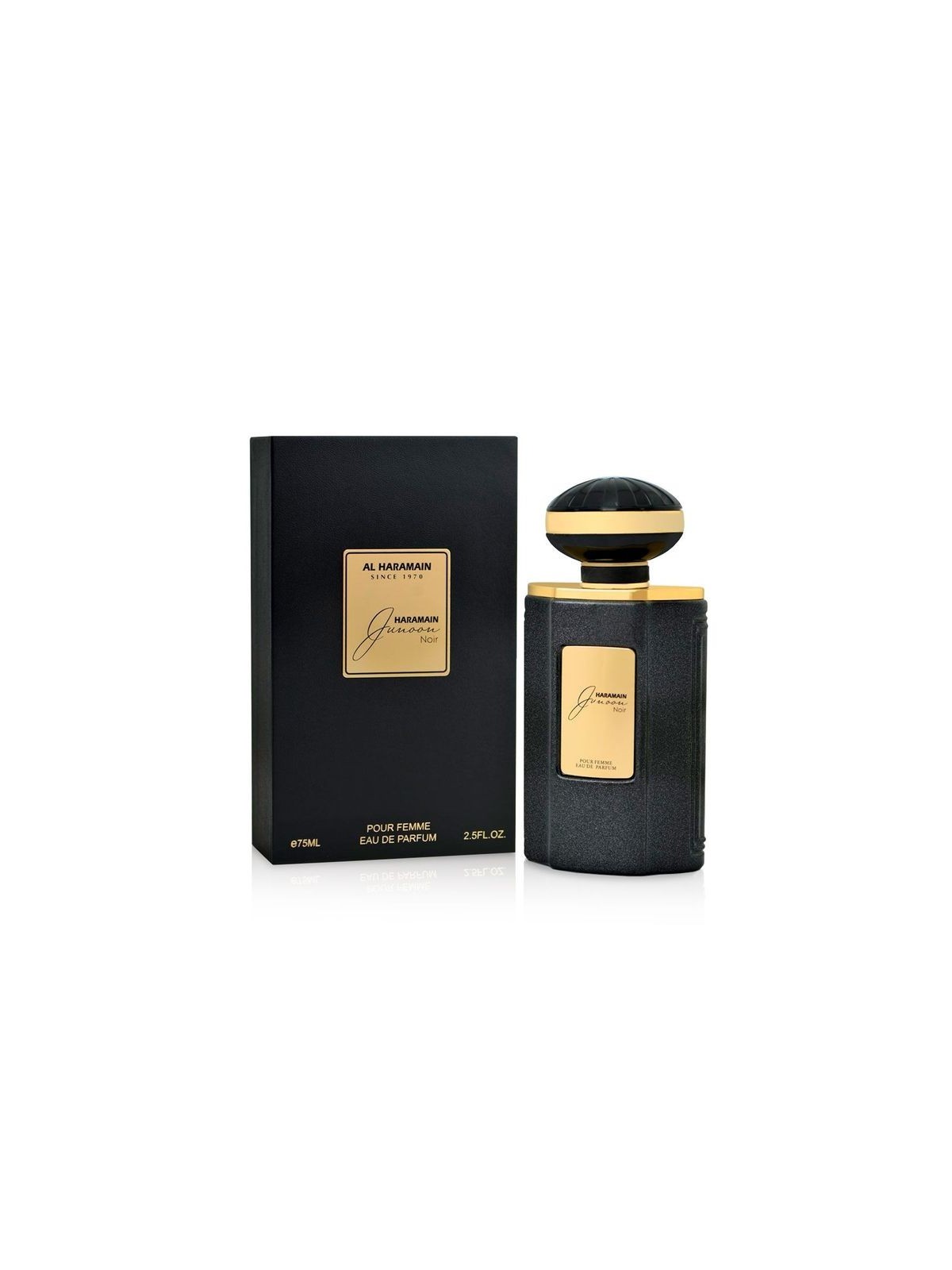 Al Haramain Junoon Noir eau de parfum donna 75ml