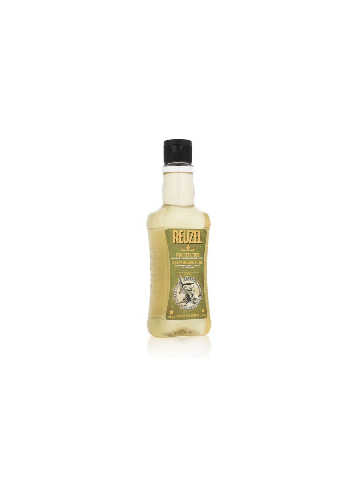 Reuzel Shampoobalsamobagnoschiuma Tea Tree 3 in 1 Shampoo da uomo 3in1 uomo 350ml