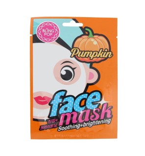 Bling Pop Pumpkin Soothing & Brightening Mask 20ml Maschera viso lenitiva e illuminante con estratto di zucca donna