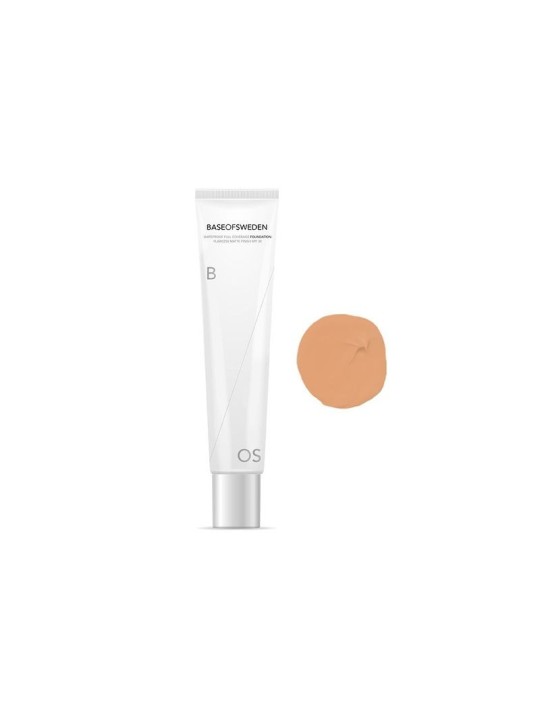 Base of Sweden Waterproof Full Coverage Foundation SPF 30 Brave 30 ml