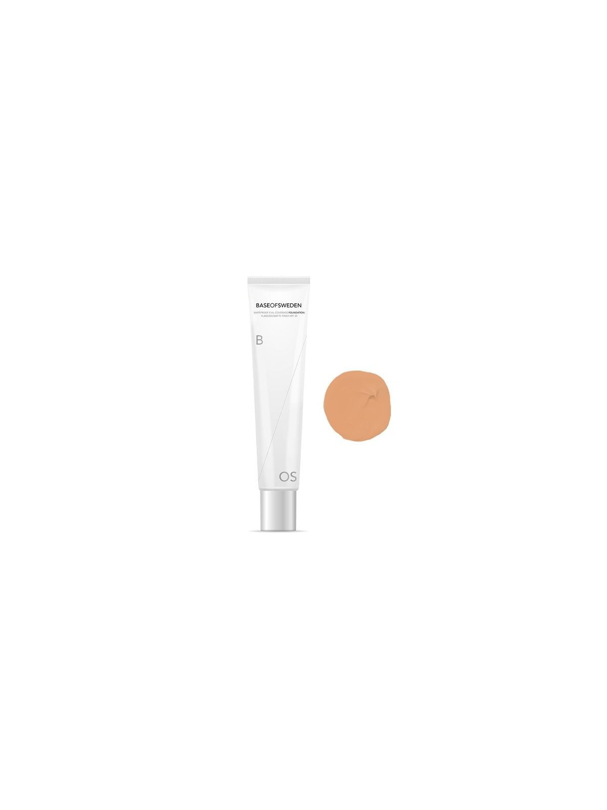 Base of Sweden Waterproof Full Coverage Foundation SPF 30 Brave 30 ml