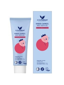 Dentifricio bambini Cosnature fragola senza fluoro