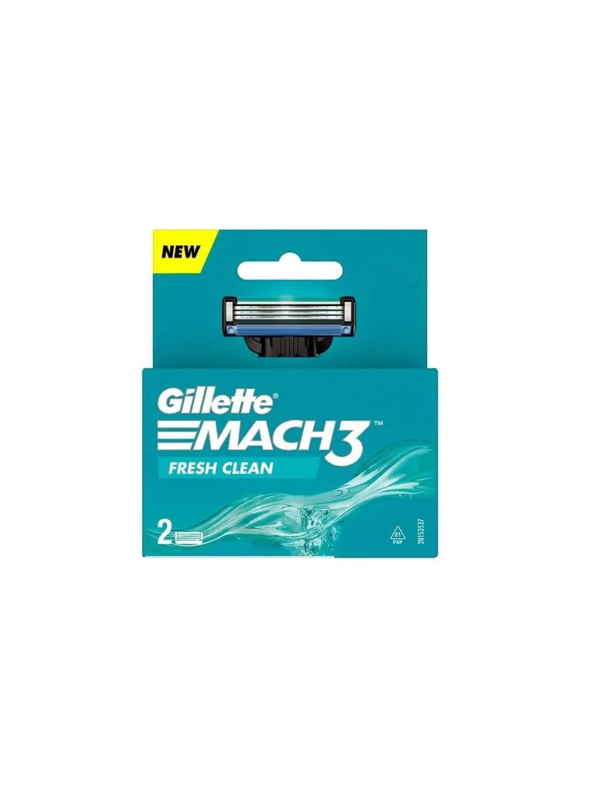 Gillette Mach3 Fresh Clean - 2 Cartucce
