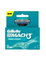 Gillette Mach3 Fresh Clean - 2 Cartucce