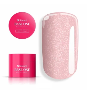 Gel UV Base One Shimmer Misty Rose 50g - Silcare